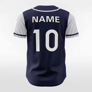 Camiseta de Béisbol Personalizada 100% Poliéster para Hombre, Talla Personalizada, Transpirable, Impresión por Transferencia de Calor Rápida, Ropa Deportiva Sublimada con Logotipo Personalizado - Product Image 3