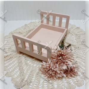 Precio a granel fotografía recién nacido cuna cama niños muebles de madera maciza personalizada sesión de fotos cama para bebés - Product Image 6