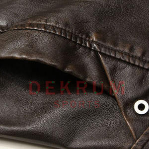 Veste en cuir pour homme, coupe-vent, durable, col montant, écologique, hiver, meilleur design, haute qualité, ventes chaudes - Product Image 6