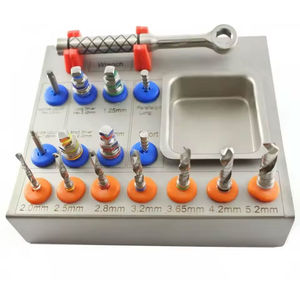 Kit de Brocas Quirúrgicas Dentales Reutilizables Manuales de Acero Inoxidable Puro de Alta Calidad Hechas a Medida con Trinquete - Product Image 5