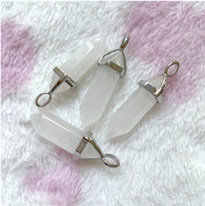 Último colgante de lápiz de cuarzo transparente, venta al por mayor, colgantes de Chakra a la venta, collar de ágata de Alif Crystal and Agate EN LA India - Product Image 3