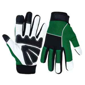 Anti-wrinkle best Cow Goatskin Grain Leather Mechanic <b>Gloves</b> <b>Driver</b> <b>Gloves</b> Anti-Cut Anti-Impact Functions Mechanic <b>Gloves</b> - Product Image 1