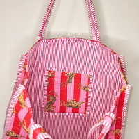 Sac fourre-tout en coton indien fait main pour femme, motif uni tendance, idéal printemps, été, automne, hiver, plage, marché, en tissu lavable