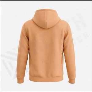 Sweat-shirt à capuche personnalisé imprimé et brodé, en molleton doux, coupe oversize, tendance, en coton écologique - Product Image 2