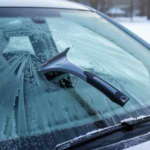 Deluxe Household <b>Cleaning</b> Ice <b>Scraper</b> with Secure Grip Grooved Handle Accessory - Product Image 3