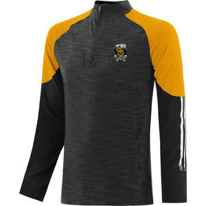 1-4 Tops con media cremallera Sudaderas con capucha y sudaderas de alta calidad Patrón sólido Impresión digital frontal - Product Image 1