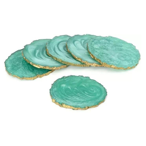 Juego de Posavasos de Resina de Diseño Moderno Único, Perfecto para Bebidas, Agrega un Toque Decorativo Mientras Protege con un Estilo Brillante - Product Image 6