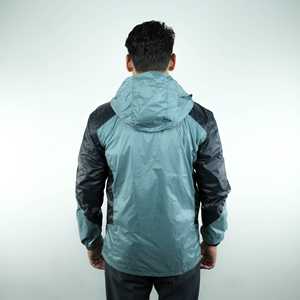 Naviguer à deux couches veste extérieure à coque souple col montant fermeture à glissière polyester remplissage résistant à l'eau Fitness Style décontracté - Product Image 3