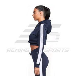 Logotipo personalizado Activewear Fitness Yoga Wear Crop Top Gym Workout Tops Tallas grandes Mujeres Tallas grandes Algodón | Fibra de Bambú - Product Image 3