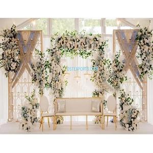 Magnífico Muro de Velas de Estilo Moderno para Recepción, Fondo Único para Bodas, Decoración de Pared con Velas, el Más Bonito Muro de Velas de Metal de Canadá - Product Image 1