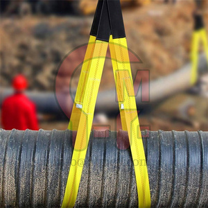 1- 50 tấn mắt chuyên nghiệp và mắt phẳng vải nâng <span class=keywords><strong>Sling</strong></span> Hlm bán buôn 100% polyester nâng vải <span class=keywords><strong>Sling</strong></span> Vòng <span class=keywords><strong>Sling</strong></span> - Product Image 6