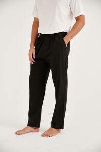 Haute qualité lin coton Leggings élégant taille libre coupe ample pantalon décontracté Cool maternité tissé droit unisexe INS été - Product Image 5