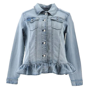 Wholesale Price Casual Washed Denim <b>Jackets</b> for <b>Men</b> High Quality Blue Regular Hooded Varsity <b>Jacket</b> 100% Cotton <b>Summer</b> Ronpex - Product Image 6