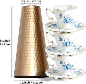 แจกันดอกไม้ตกแต่งบ้านดีไซน์ทันสมัย ทำด้วยมือ เป็นมิตรกับสิ่งแวดล้อม หรูหราและมีเอกลักษณ์ ผลิตจากวัสดุสแตนเลส - Product Image 3