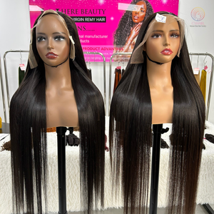 Best-seller Perruque suisse 13x4 à dentelle frontale Extensions de cheveux raides à os longs 100% cheveux humains vietnamiens Bon marché SDD - Product Image 6