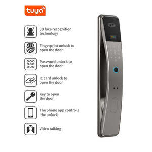Nuovo Stile <span class=keywords><strong>Serratura</strong></span> Intelligente TUYA con Impronta Digitale e Riconoscimento Facciale, <span class=keywords><strong>Serratura</strong></span> <span class=keywords><strong>Elettrica</strong></span> Digitale con Telecamera e Blocco Biometrico <span class=keywords><strong>per</strong></span> Porta - Product Image 2