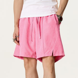 Pantalones cortos para correr personalizados para hombre, pantalones cortos rectos con rayas laterales y bloqueo de Color informales para hombre, nuevo diseño y logotipo impreso, pantalones cortos para hombre - Product Image 3