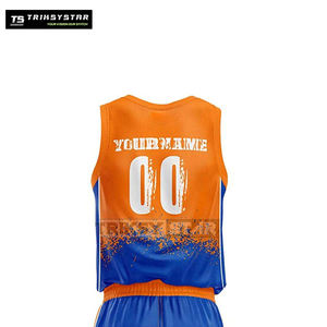 Uniforme de baloncesto Ropa deportiva Tela de poliéster cómoda Jersey de equipo personalizado Último diseño ligero - Product Image 5