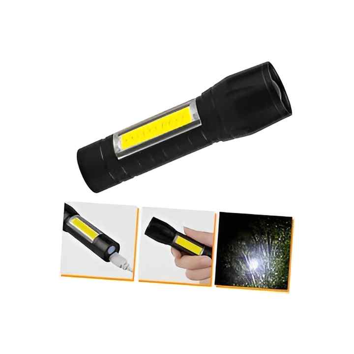 New Orion Flashing Flashlight 8024 With 3 Batteries Function