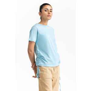 เสื้อยืดถักผู้หญิงสีฟ้า รุ่น 231-213-004 B - Product Image 5