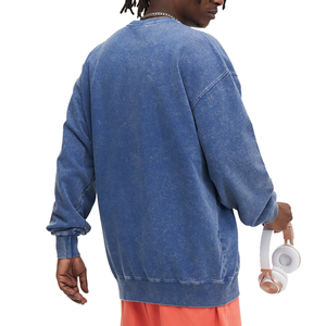 Vêtements d'hiver Meilleur produit Sweat-shirt pour hommes Logo personnalisé Respirant Manches longues Basics Sweat-shirt en coton mélangé pour hommes - Product Image 2