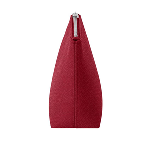 Grande pochette de sac de maquillage en cuir PU pour femmes étuis à cosmétiques de voyage portables personnalisés avec fermeture à glissière pour articles de toilette de soin de la peau - Product Image 2