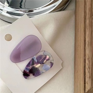 กิ๊บติดผมรูปปากเป็ดน่ารักสำหรับผู้หญิง, กิ๊บติดผมอะซิเตทรูปปากจระเข้สำหรับเด็กผู้หญิง, กิ๊บติดผมรูปทรงเรขาคณิตแบบเรียบง่าย - Product Image 6