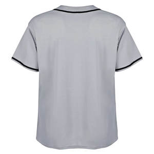 T-shirt de baseball sublimé fabriqué au Pakistan, manches courtes, boutonné, personnalisé, vente chaude, uniforme de travail de couleur unie pour hommes - Product Image 3