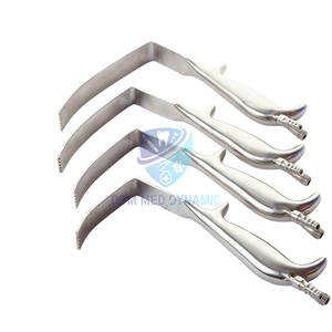 Rétracteur de sein manuel en acier inoxydable Baitang Medical avec lumière intégrée et guidage lumineux en forme de L pour usage hospitalier - Product Image 5