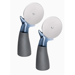 Set di 2 Rotelle Tagliapizza in Acciaio Inossidabile con Manico Ergonomico in Plastica e Lama Affilata da 6,35 cm - Product Image 2