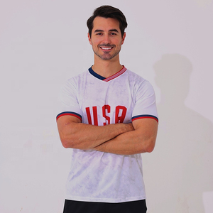 Ensemble de maillot de football américain de haute qualité, tissu en polyester léger, vêtements d'entraînement pour adultes, séchage rapide - Product Image 3