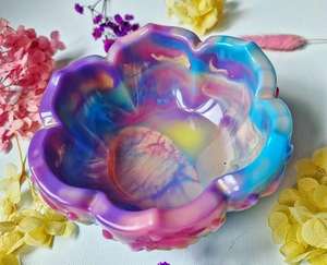 <b>Large</b> Decorative Resin <b>Bowl</b> Perfect for Parties Gatherings and Everyday Dining Needs Available at Best Price - Product Image 1