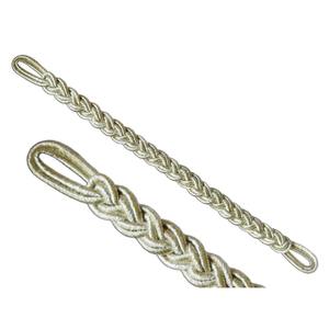 Gold <b>Braided</b> Cap <b>Cord</b> Wholesale Uniform cap Cords Supplier Gold Bullion Twisted Cap CordNew German Generals Gold Metal Cap <b>Cord</b> - Product Image 1