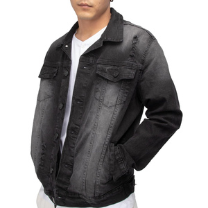แจ็คเก็ตยีนส์ผู้ชายสไตล์วินเทจคุณภาพสูงสุดฮิต ดีไซน์สโตนวอช ระบายอากาศได้ดี ผลิตตามสั่ง ขายส่งสำหรับฤดูหนาว - Product Image 4