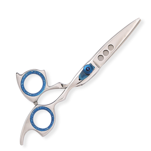 Tijeras de Peluquería Profesionales con Logotipo Personalizado, Venta Caliente 2024, Mango de Acero Inoxidable, Alta Calidad, Al Por Mayor, para Adelgazar el Cabello - Product Image 4