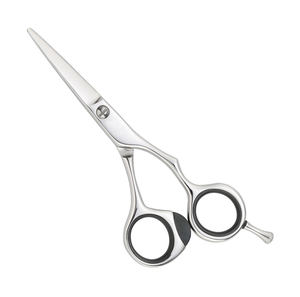 Professional Salon Barber <b>Scissors</b> Stainless Steel Blade Plastic Handle Long Handle Right-Handed Thinning Hair Salon Supplies - Product Image 1