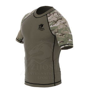 Chemises MMA personnalisées imprimées par sublimation pour hommes, pour les sports nautiques en plein air, tissu léger en spandex, vêtements de sport - Product Image 2