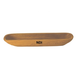 Bandeja de madera para servir para desayuno, bandeja de servidor de alimentos para bandeja de hierba de madera decorativa hecha a mano, acabado de hueso de Hotel - Product Image 3
