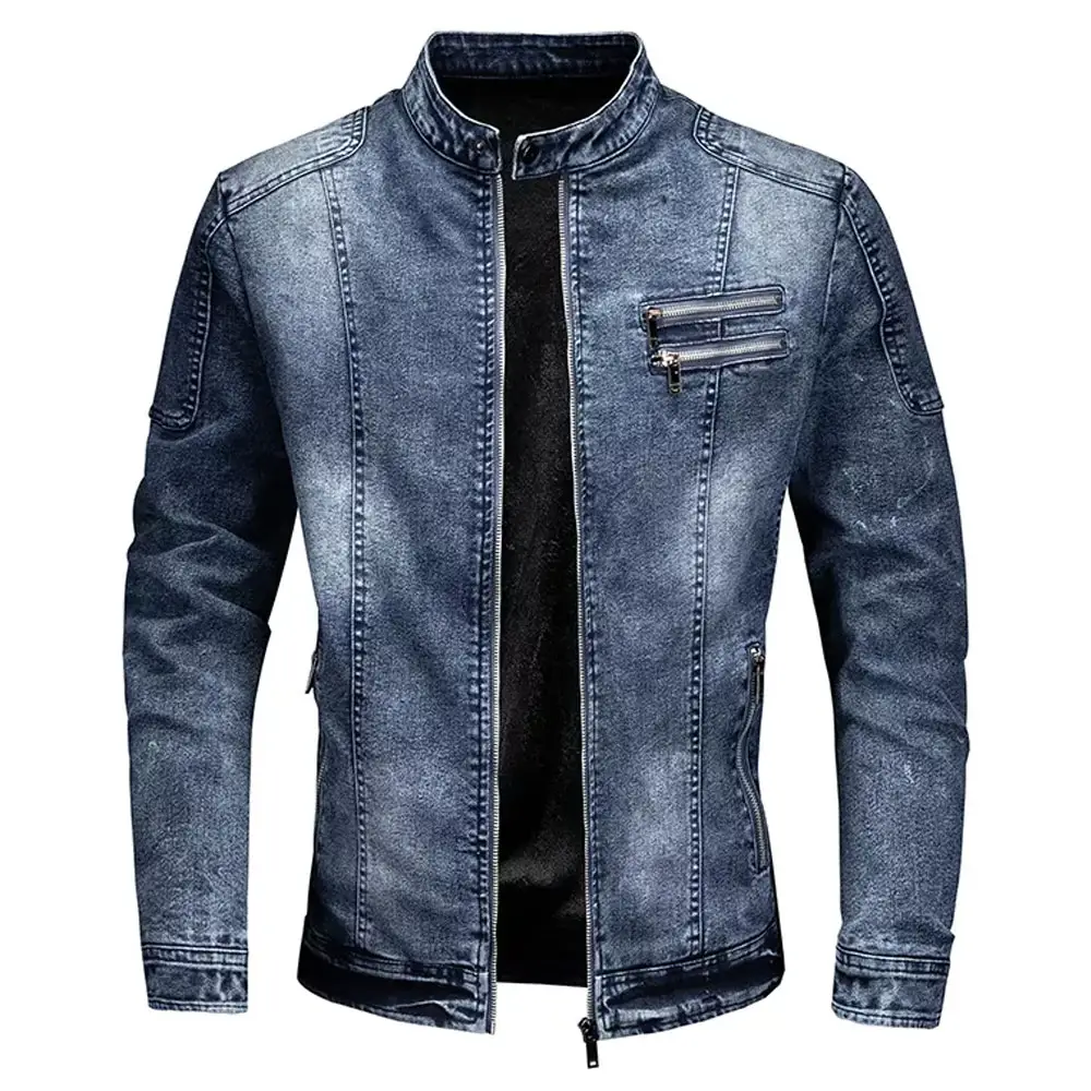 New Fashion Winter Trend Slim Men's Vintage Denim Jacket Wholesale blazer jacket jeans jackets mens suits OEM sale High quality