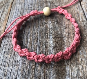 <b>Shell</b> Key, Hemp Anklet, Natural Braided, Macrame Anklet, Surfer Anklet, Unisex, Hemp <b>Bracelet</b> - Product Image 3