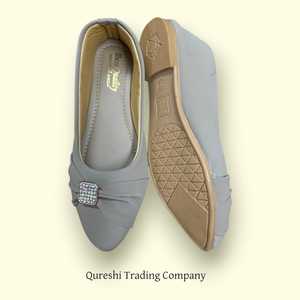 Zapatos de Tacón Alto con Plataforma Gris de Alta Calidad para Mujer, Zapatos de Punta Cerrada con Pedrería - Product Image 2