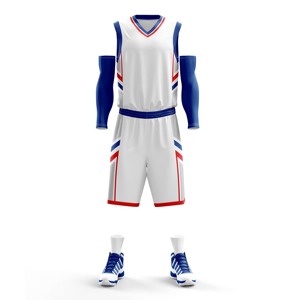 Uniforme de basket-ball respirant et confortable pour hommes, ensemble de techniques imprimées personnalisées pour la saison estivale - Product Image 1