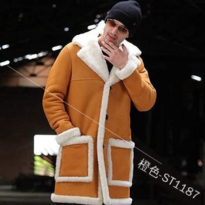 เสื้อโค้ทยาวหนัง2025แขนยาวใส่สบายสไตล์ใหม่ล่าสุด - Product Image 3