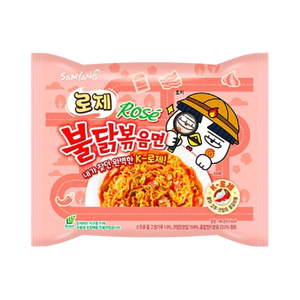 Vente en gros SAMYANG Coréen Rose Sauce Ramen 140g Épicé Poulet Saveur Nouilles Meilleure Qualité Alimentaire Instantanée du Fournisseur d'Usine - Product Image 4