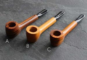 ท่อสูบยาสูบทำด้วยมือไม้แบบดั้งเดิมพร้อมตัวกรอง9มม. คุณลักษณะนำกลับมาใช้ใหม่ได้จากโรงงาน - Product Image 3