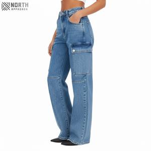 2025 femmes haute qualité coton Fiber Flare Denim pantalon respirant décontracté Streetwear Sexy broderie polyvalent à la mode - Product Image 3