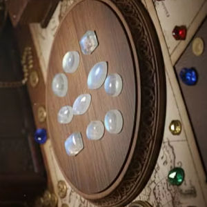 100% Cabochon de Pierre de Lune Arc-en-ciel Naturelle, Forme Mixte, Pierre Précieuse en Vrac, 20% de Réduction et Cadeau - Product Image 4