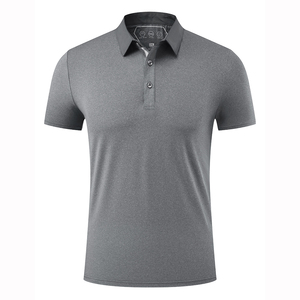 Nueva camiseta para hombre, camiseta informal de manga corta con solapa para hombre, camiseta para hombre, jersey de Color sólido, polos para hombre - Product Image 2