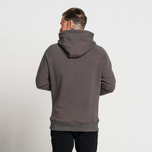 Sweat-shirts à capuche personnalisés pour hommes, en molleton uni brodé, coupe ajustée, en coton de qualité supérieure, nouveau design 2026, pour l'hiver - Product Image 3