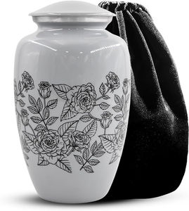 Exporter of Aluminium Large Ashes Urns <b>Top</b> Quality Metal Cremation Urns With Low Prices - Product Image 3